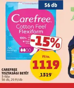 PENNY CAREFREE TISZTASÁGI BETÉT ajánlat