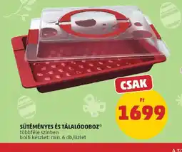 PENNY SÜTEMÉNYES ÉS TÁLALDOBOZ ajánlat