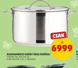 PENNY ROZSDAMENTES EDÉNY ÜVEG FEDŐVEL ajánlat