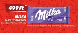 CBA MILKA TÁBLÁS CSOKOLÁDÉK ajánlat