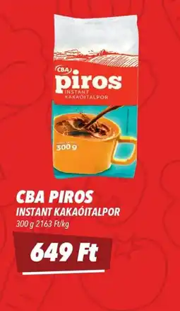 CBA CBA PIROS INSTANT KAKAITALPOR ajánlat