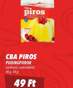 CBA CBA PIROS PUDINGPOROK ajánlat