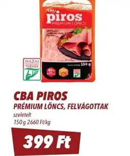 CBA CBA PIROS PRÉMIUM LÖNCS ajánlat