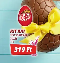 CBA KIT KAT TEJCSOKOLÁDÉ TOJÁS ajánlat