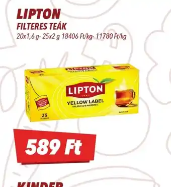 LIPTON FILTERES TEÁK