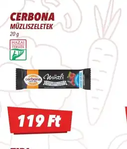 CBA CERBONA MÜZLISZELETEK ajánlat