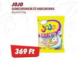 CBA JOJO GUMICUKORKÁK ÉS HABCUKORKA ajánlat