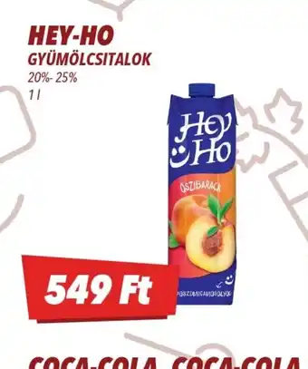 CBA HEY-HO GYÜMÖLCSITALOK ajánlat