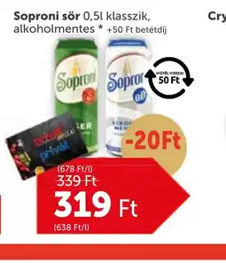 PRIVÁT Soproni sör ajánlat