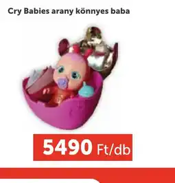 PRIVÁT Cry Babies arany könnyes baba ajánlat