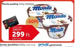 PRIVÁT Monte puding ajánlat