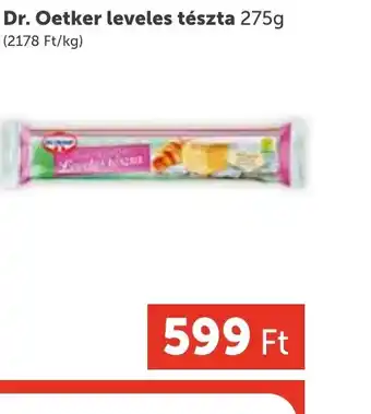 PRIVÁT Dr. Oetker leveles tészta ajánlat