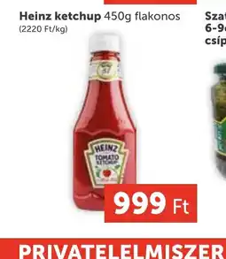 PRIVÁT Heinz ketchup flakonos ajánlat