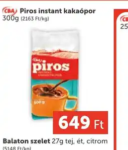 PRIVÁT CBA Piros instant kakapor ajánlat