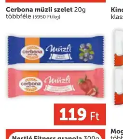 PRIVÁT Cerbona müzli szelet ajánlat