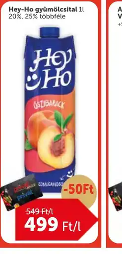 PRIVÁT Hey-Ho gyümölcsital ajánlat