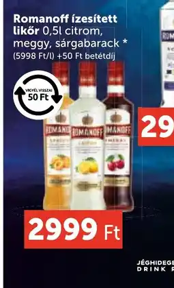 PRIVÁT Romanoff ízesített likőr ajánlat