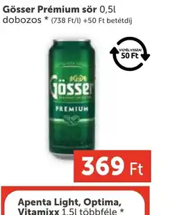 PRIVÁT Gösser Prémium sör ajánlat