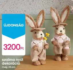 Pepco Szalma nyúl dekoráció ajánlat