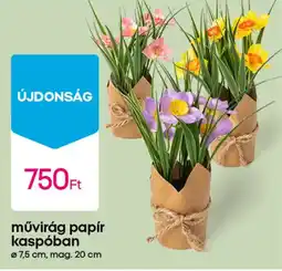 Pepco Művirág papír kaspóban ajánlat