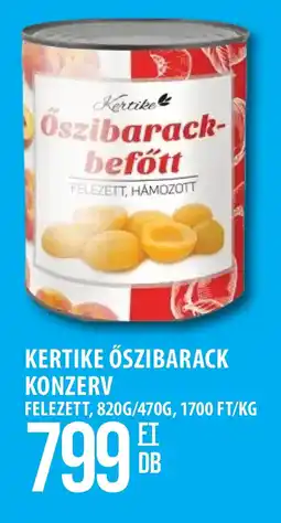Coop Kertike őszibarack konzerv ajánlat