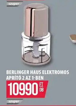Coop Berlinger Haus elektromos aprító 2 az 1-ben ajánlat