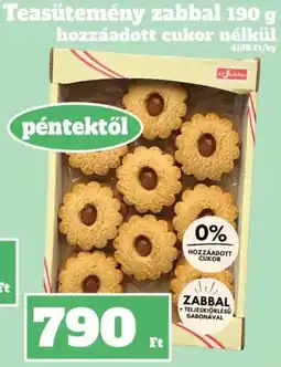 Vil-For Teasütemény zabbal ajánlat