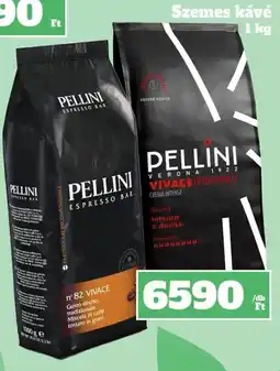 Vil-For Pellini Szemes kávé ajánlat