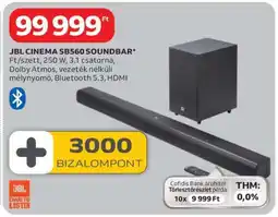 Auchan JBL CINEMA SB560 SOUNDBAR ajánlat