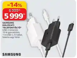 Auchan SAMSUNG HÁLÓZATI TELEFONTÖLTŐ ajánlat