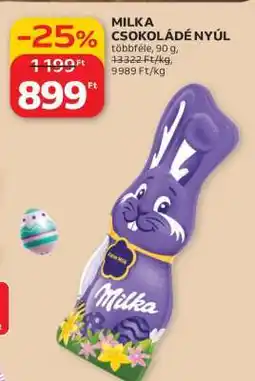 Auchan Milka Csokoládé Nyúl ajánlat