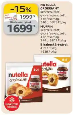 Auchan NUTELLA Croissant ajánlat