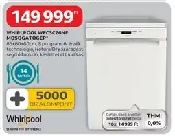 Auchan WHIRLPOOL WFC3C26NF MOSOGATÓGÉP ajánlat