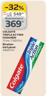 Auchan Colgate Triple Action Fogkrém ajánlat