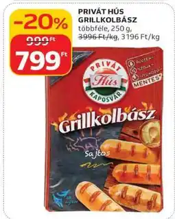 Auchan PRIVÁT HÚS GRILLKOLBÁSZ ajánlat