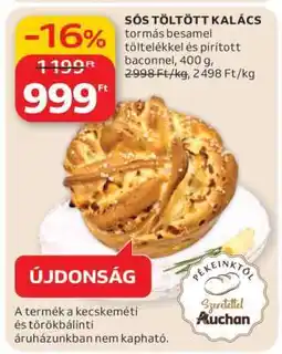 Auchan Sós töltött kalács ajánlat