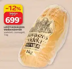 Auchan LIPÓTI KOVÁSZOS VIDÉKI KENYÉR ajánlat