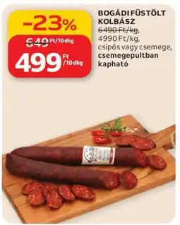 Auchan Bogádi Füstölt Kolbász ajánlat