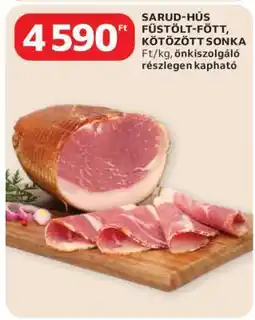 Auchan SARUD HÚS FÜSTÖLT-FŐTT, KÖTÖZÖTT SONKA ajánlat