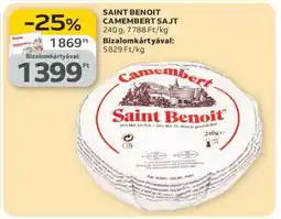 Auchan SAINT BENOIT CAMEMBERT SAJT ajánlat