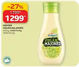 Auchan Univer Vegán Majonéz ajánlat