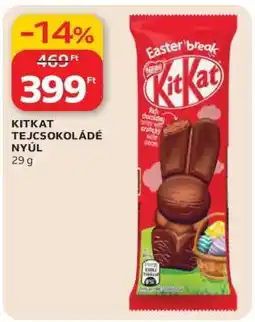 Auchan KITKAT TEJCSOKOLÁDÉ NYÚL ajánlat