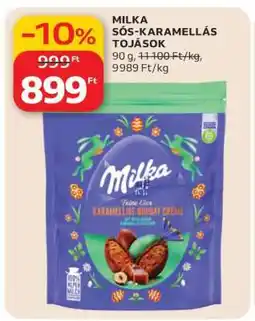 Auchan MILKA SÓS-KARAMELLÁS TOJÁSOK ajánlat