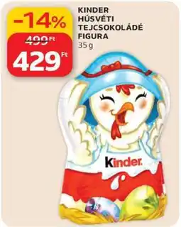 Auchan Kinder húsvéti tejcsokoládé-figura ajánlat