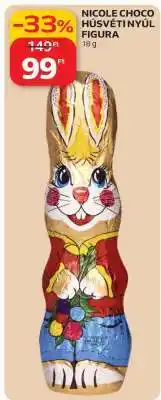 Auchan NICOLE CHOCO HÚSVÉTI NYÚL FIGURA ajánlat