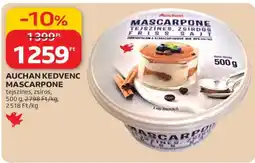 Auchan Auchan Kedvenc Mascarpone ajánlat