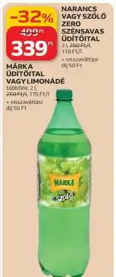 Auchan MÁRKA ÜDÍTŐITAL VAGY LIMONÁDÉ ajánlat
