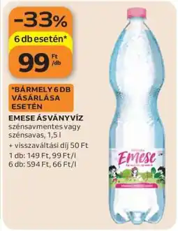 Auchan Emese ásványvíz ajánlat