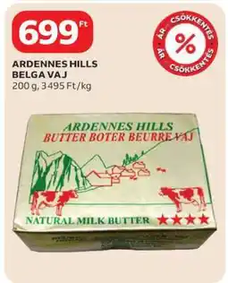 Auchan Ardennes Hills belga vaj ajánlat