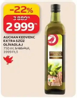Auchan AUCHAN KEDVENC EXTRA SZŰZ OLÍVAOLAJ ajánlat